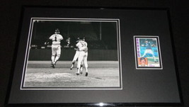 Len Barker Perfect Game Indians Signed Framed 11x17 Photo Display B