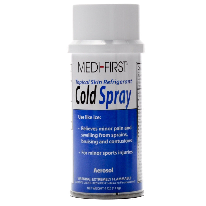 MEDIFIRST Aerosol Cold Spray Skin Pain Freeze 4 Oz Aerosol 6 Cans
