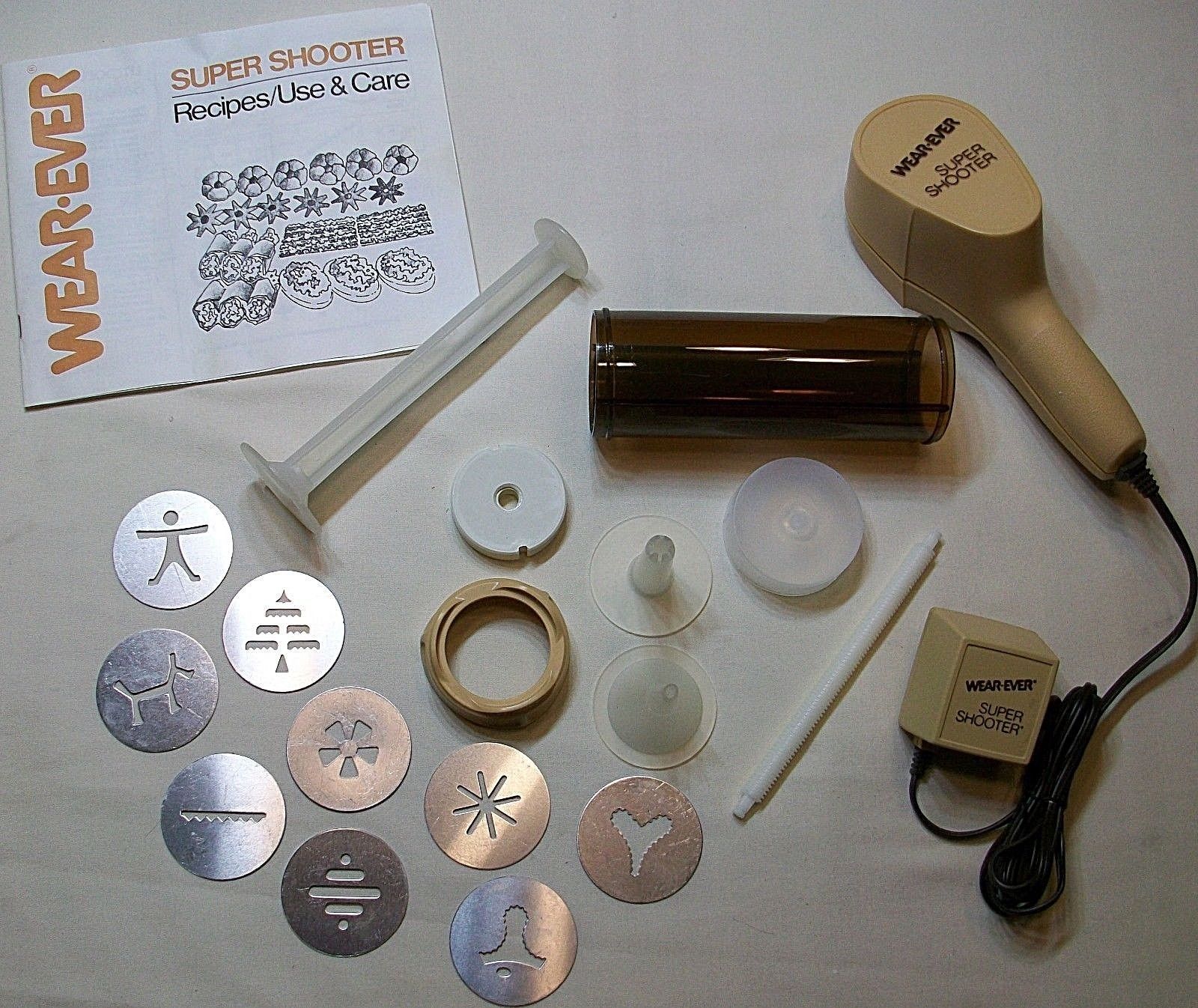 Wear Ever Super Shooter The Electric Food Gun Cookie Press Model 70123