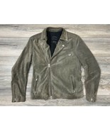 AllSaints Crawley Leather Biker Jacket in Light Brown | Size Medium - $297.00