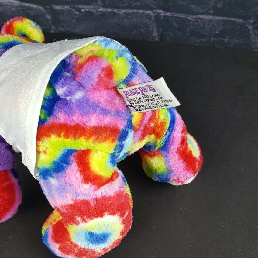 tie dye teddy bear