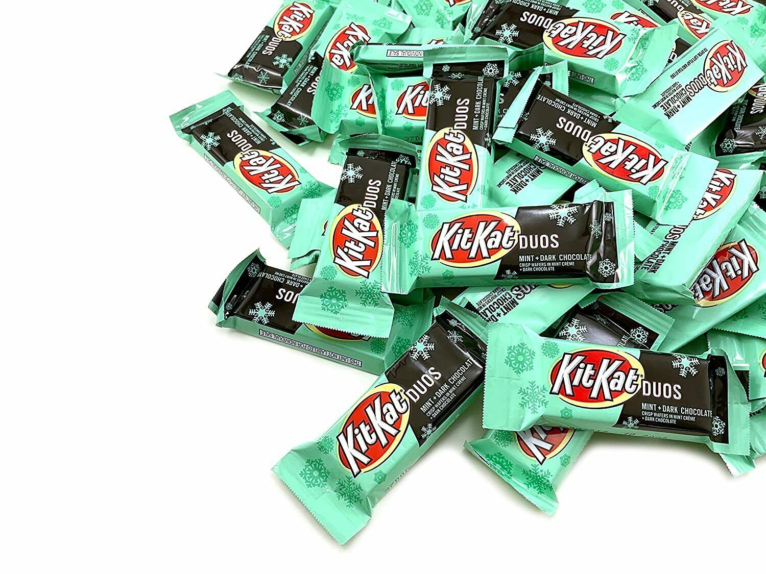 KIT KAT DUOS Mint Dark Chocolate Crisp Wafers Snack Size Candy Bar, 4 ...