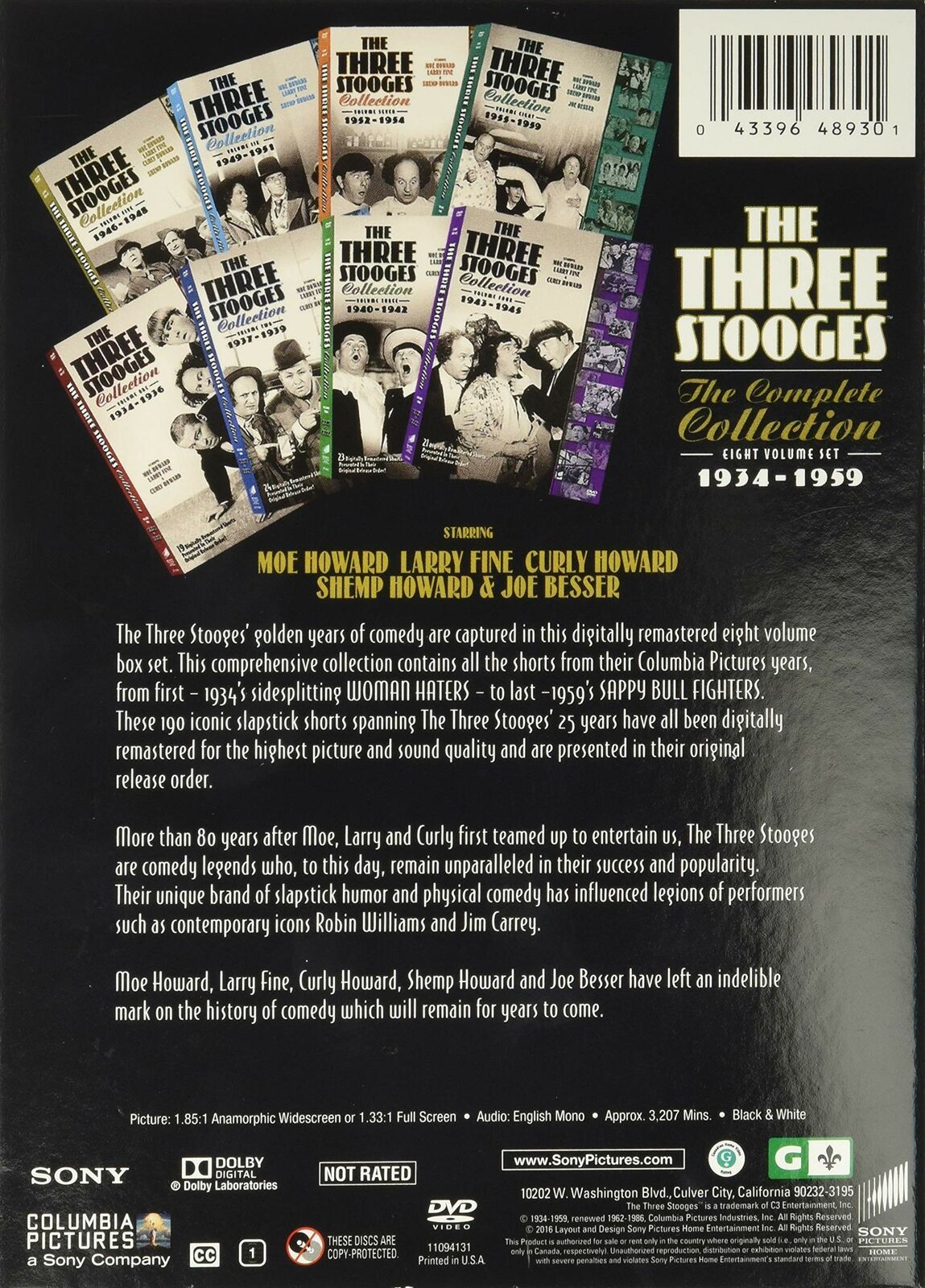 The Three Stooges: The Complete DVD Collection - DVD, HD DVD & Blu-ray