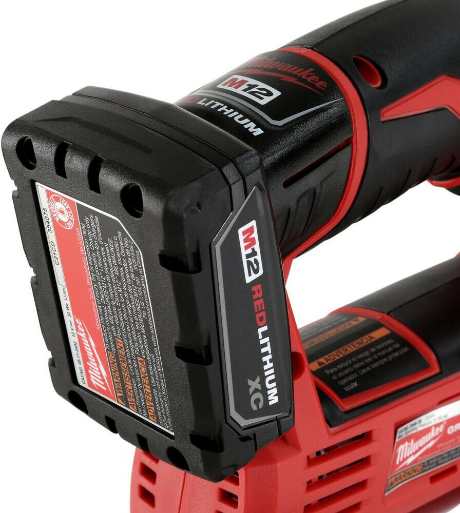 Milwaukee Cordless Grease Gun Kit 12V LithiumIon Continuous Flow Case