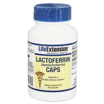 Life Extension Lactoferrin (apolactoferrin) Caps, 60 Capsules - $41.59