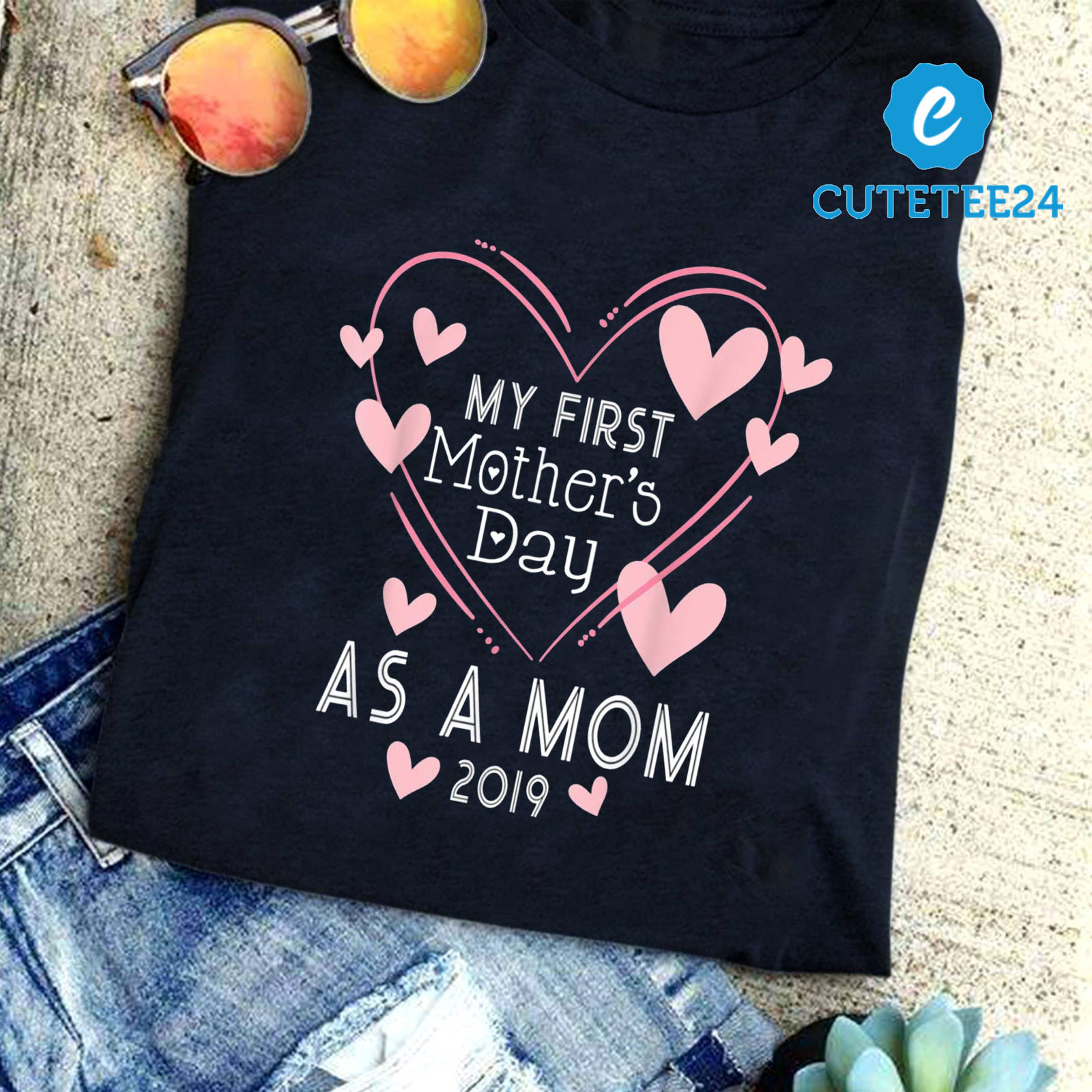 My First Mother's Day 2019 Gift Black Color Unisex T-shirt - T-Shirts