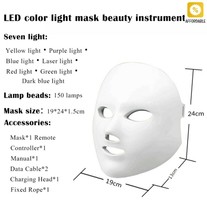 Led Facial Mask Face Beauty Therapy Whitening Tighten Skin Care Rejuvena... - $63.53