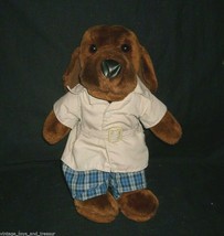 12 "vintage 1989 commonwealth mcgruff dog brown puppy stuffed animal - $32.36