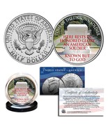 TOMB OF THE UNKNOWN SOLDIER Arlington National Cemetery JFK US Coin with COA - $8.56