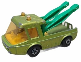 Vintage Matchbox Superfast No. 74 Toe Joe Green Tow Truck 1972 Diecast