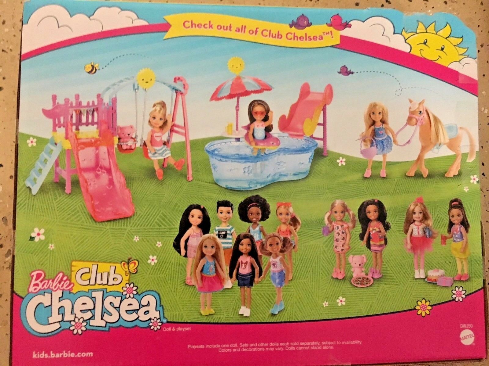 barbie club chelsea playhouse doll set