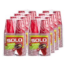 Solo Original Red Solo Cups, 18oz, Case of 480ct Plastic Cups, Red, 18oz, 480 Co image 2