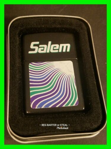 Primary image for 1996 Zippo Lighter Salem Cigarette With Metal Tin / Box