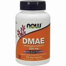 NEW Now DMAE Vegan Gluten Free Supports Healthy Brain Function 250 mg 100 VCap - $13.14