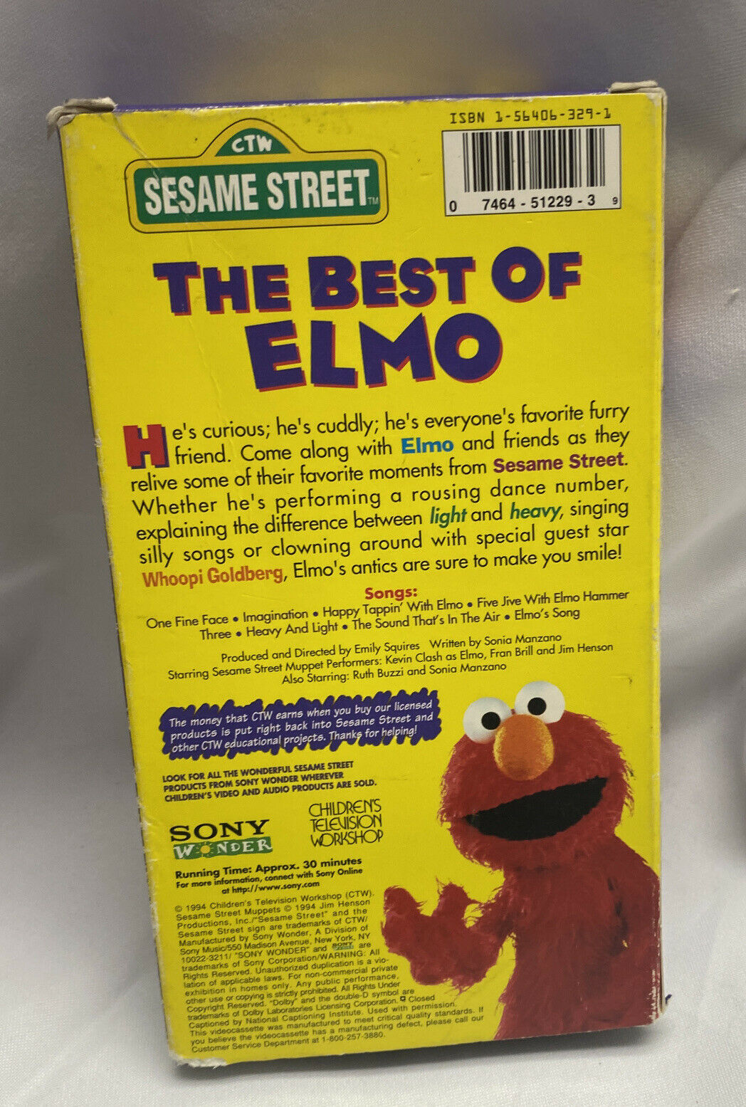 Sesame Street The Best Of Elmo 1994 Sesame Street - The Best of Elmo (VHS, 1994) Educational - VHS Tapes