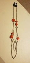 Paparazzi Long Necklace (New) #744 Stone Cold Beauty - Red - $5.41