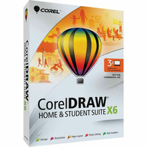 Corel CorelDRAW Home & Student Suite X6 -3 Users Software f Windows CDHSX6ENMBAM - $168.29