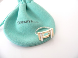 Tiffany &amp; Co Frank Gehry Axis Ring Silver 18K Gold Band Sz 6 Gift Pouch ... - $598.00
