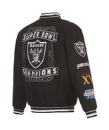 NFL Las Vegas Raiders Commemorative Champion Wool Reversible Embroidered Jacket  - $199.99