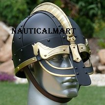 NauticalMart Medieval Viking deluxe Gyllir Black Armor Helmet