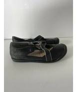 KEEN Womens Lower East Side Mary Jane Flat Shoes Black Leather 1016644 S... - $33.59