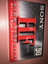 Sony HF 90 ~ Normal Bias I High Fidelity Audio Cassette Tape ~ New Sealed - $10.52