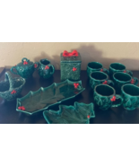 Lefton's vintage Christmas Holly pottery - $200.00