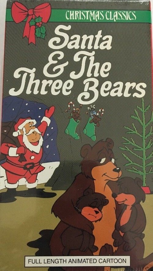 Santa & The Three Bears Christmas Classics Animated 1994-RARE VINTAGE ...