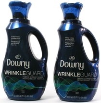 2 Bottles Downy 40 Oz All Day Wrinkle Guard Fresh Scented Fabric Conditioner