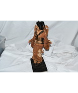 Rare Vintage Large Japanese Geisha Doll Wood Base With Hat 10/22 - $649.00