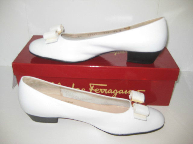 salvatore ferragamo heels with bow