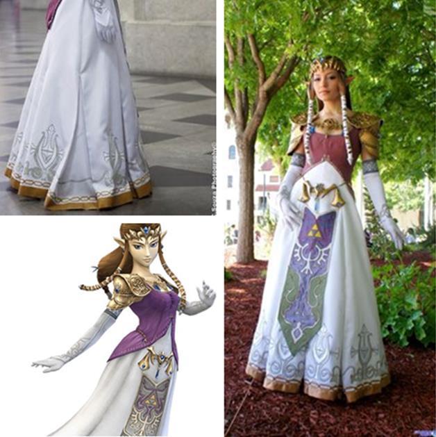 Custom Princess Zelda Costume Cosplay Costume Halloween Costume - Unisex