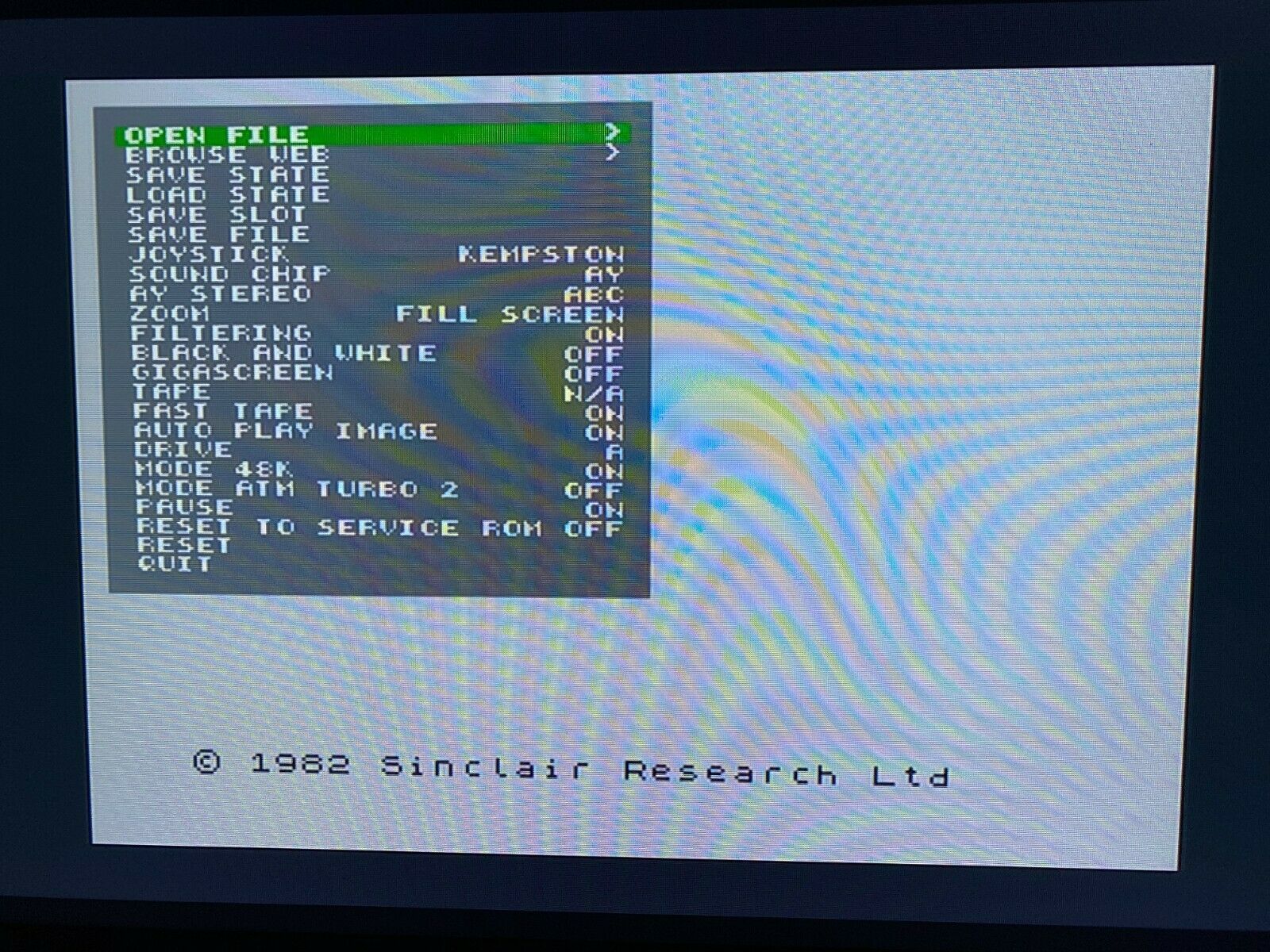 Sinclair ZX Spectrum 8GB Microsd Card Exclusive Hard Drive for Raspberry Pi 400