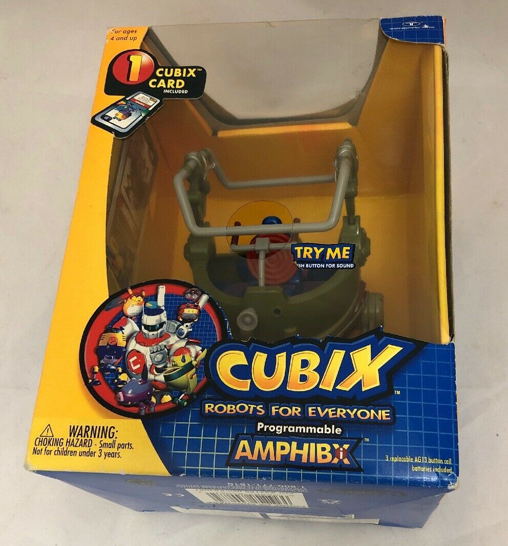 2001 CUBIX Robots for Everyone Action Figure Amphibx Programmable New ...