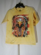 THE MOUNTAIN KID&#39;S TEE SHIRT &quot;NATIVE PATRIOT EAGLE&quot; SIZE LARGE NEW :B19-6 - $17.85
