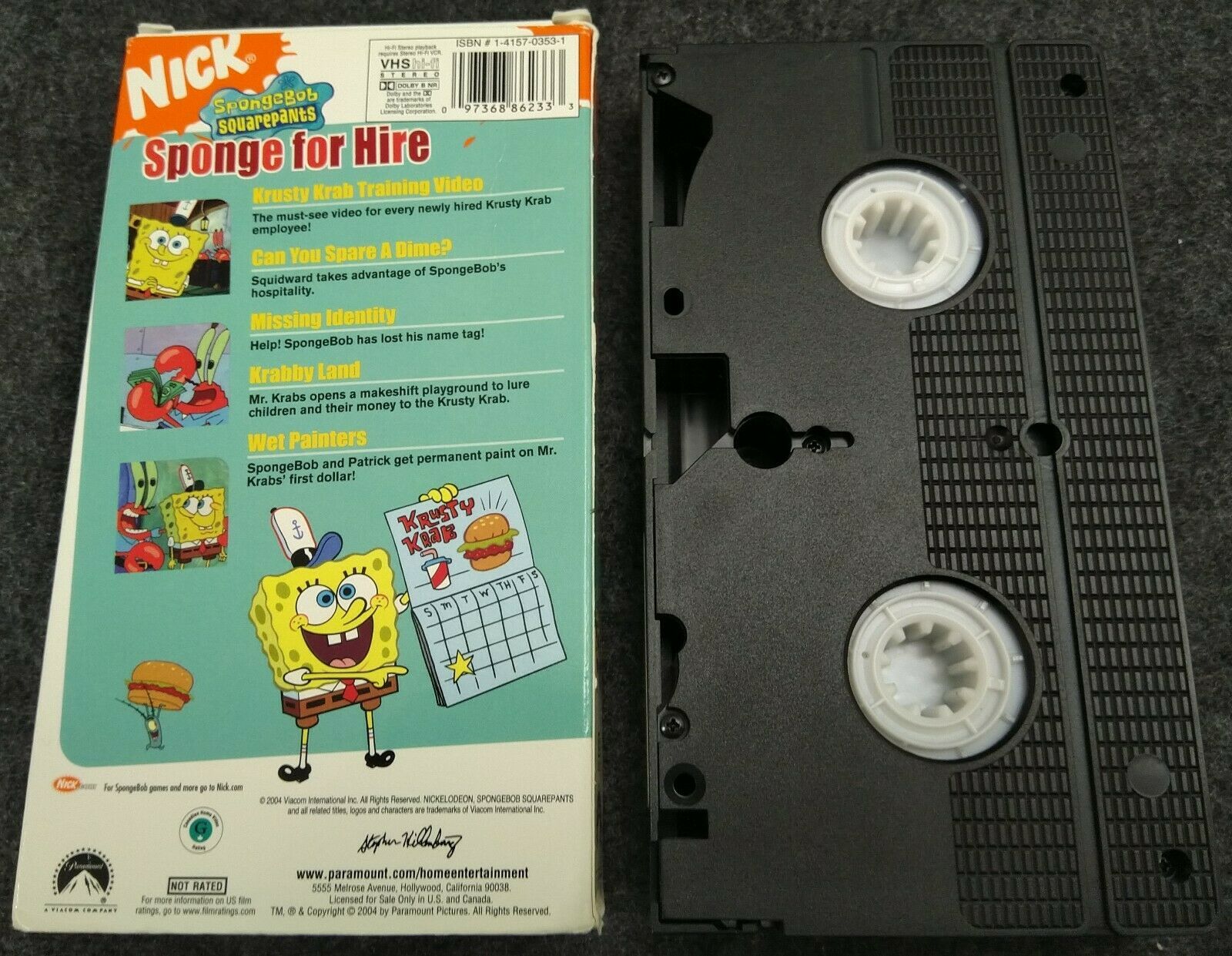 Spongebob VHS Lot