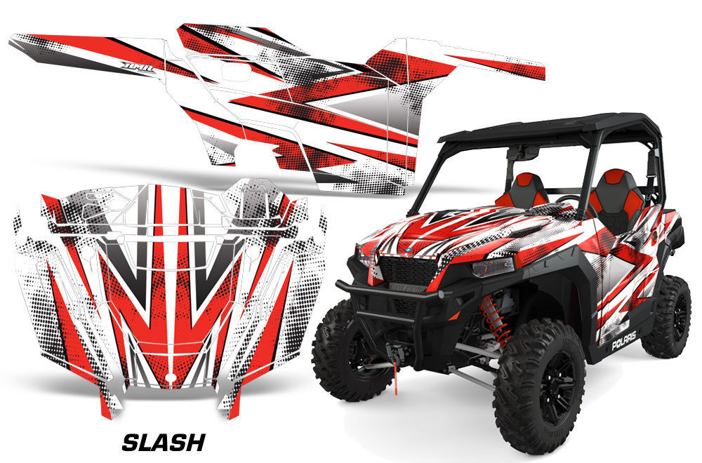 UTV Decal Graphics Kit SXS Wrap For Polaris General 1000 EPS 2016-2018 ...