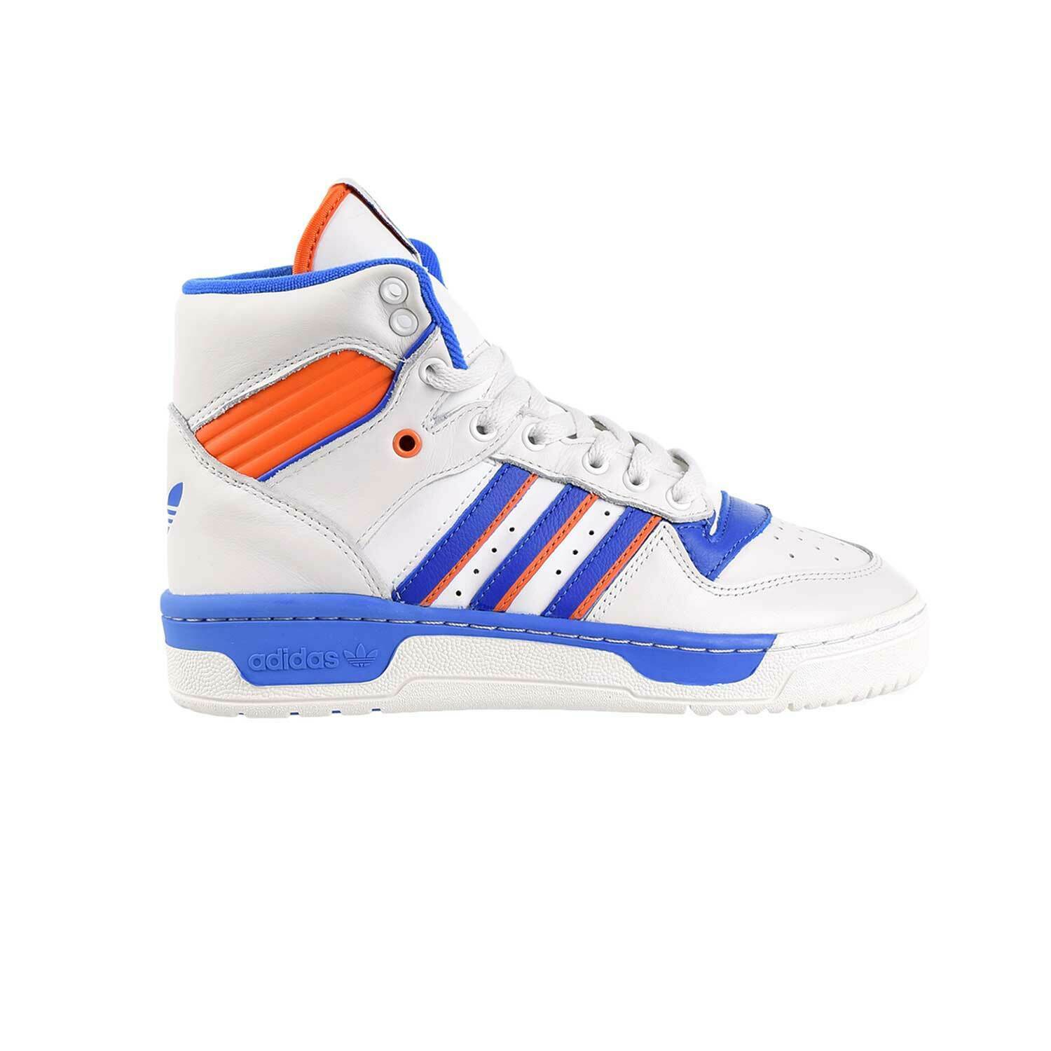 Adidas Rivalry Mens Shoes Crystal White-Blue-Orange f34139 - Athletic