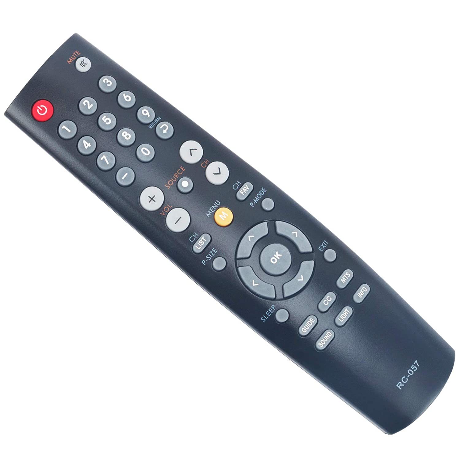 Rc057 Replacement Remote Commander Fit For Coby Tv Ledtv1926 Ledtv3226