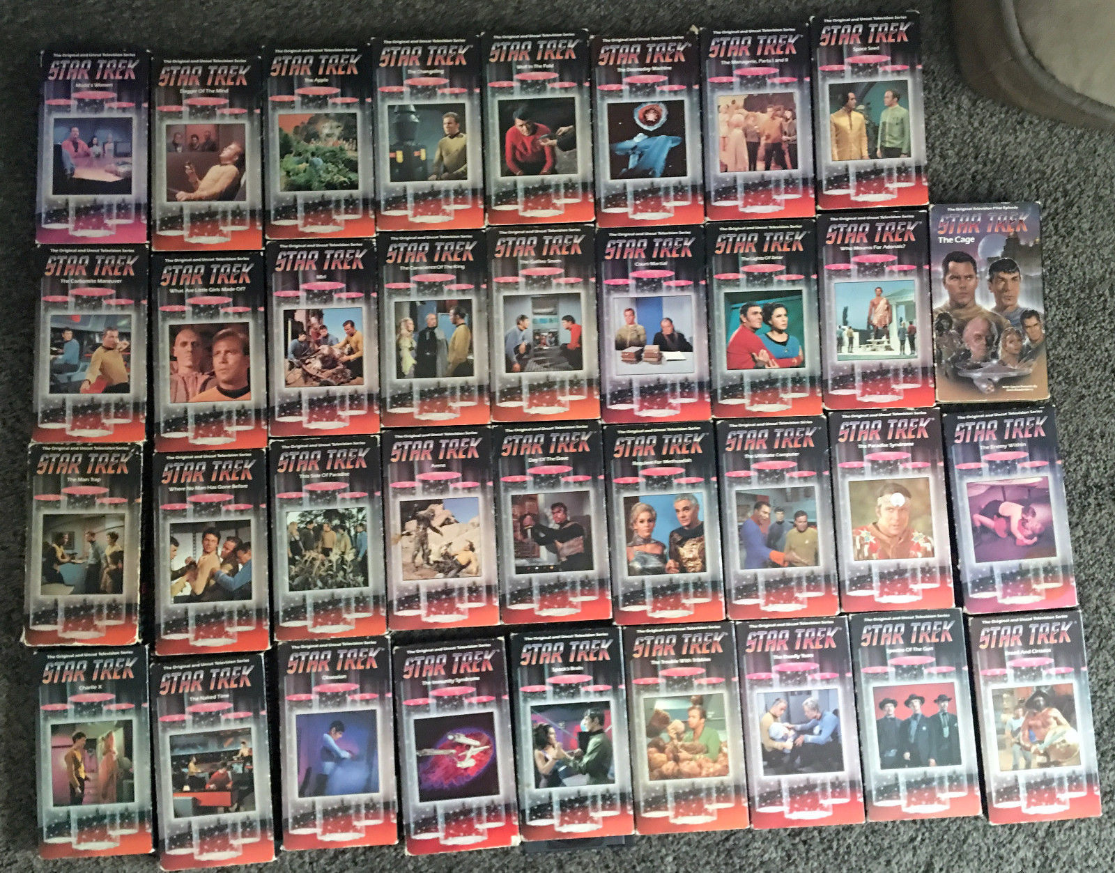 star trek original series vhs