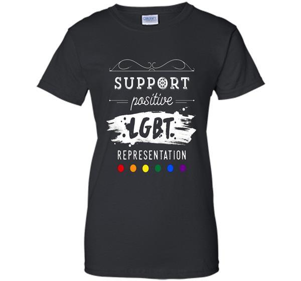 Image of Support Positive LGBT Representation T-Shirt Women