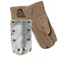 Large Grain Goatskin Unlined 3-Inch Cuff Steiner 0229-L TIG Gloves 