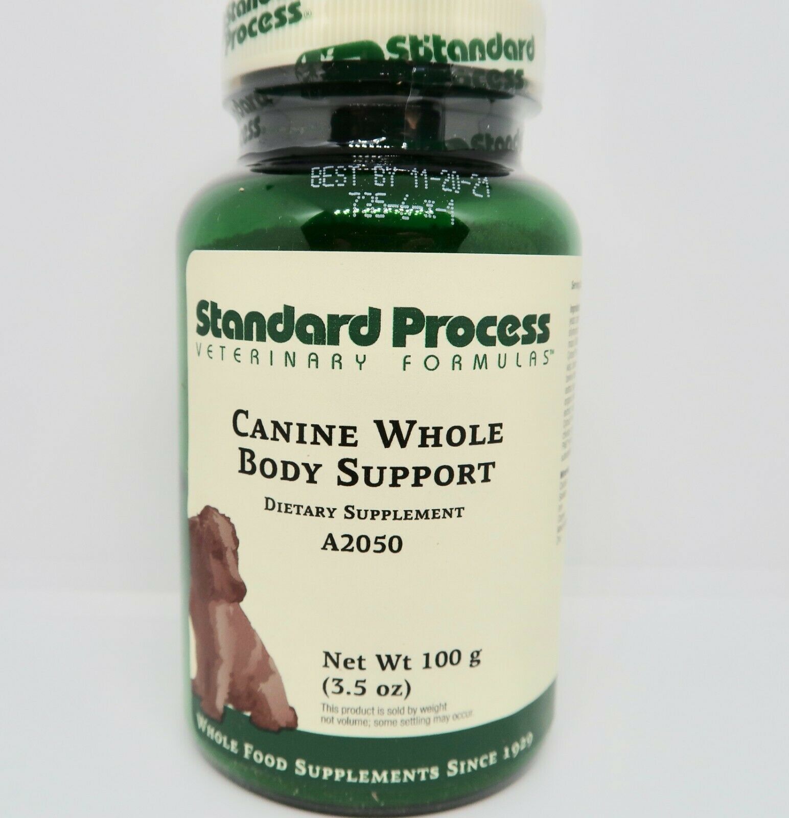 Standard Process A2050 Canine Whole Body Support 100g NO BOX