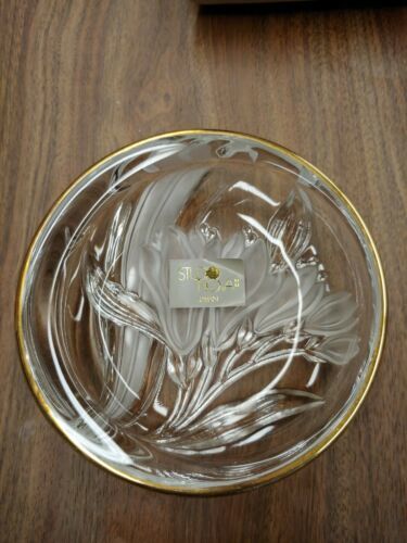 STUDIO NOVA Gilded Iris WY331/507 Riund Candy Dish 5” - Made in Japan New in Box - $15.67