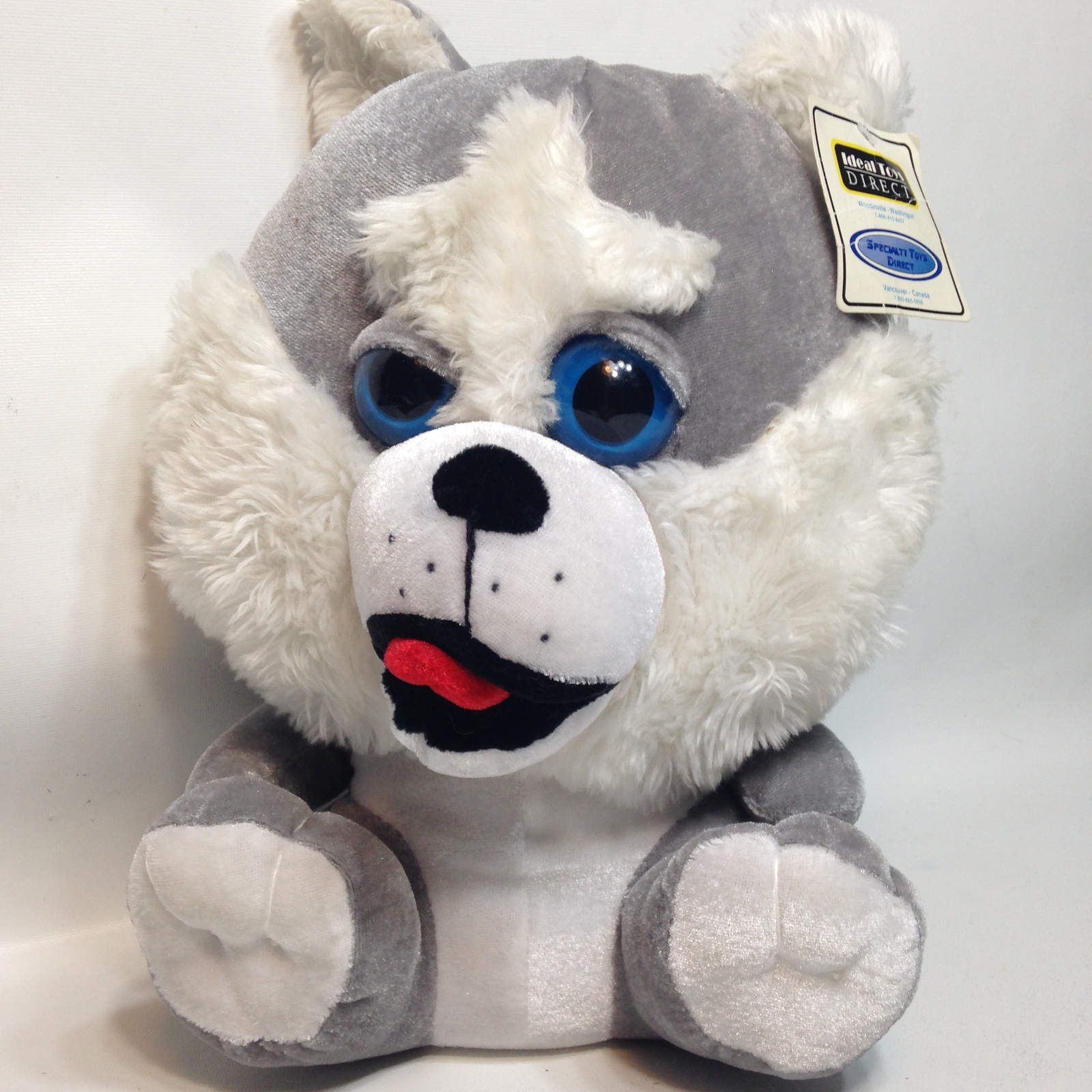 siberian husky stuffed toy