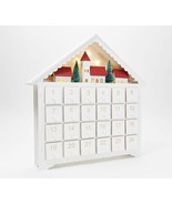 Martha Stewart 16&quot; Lit Wooden Village Advent Calendar - $67.89