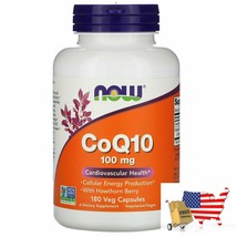 Now Foods, CoQ10 with Hawthorn Berry, 100 mg, 180 Veg Capsules - $66.30
