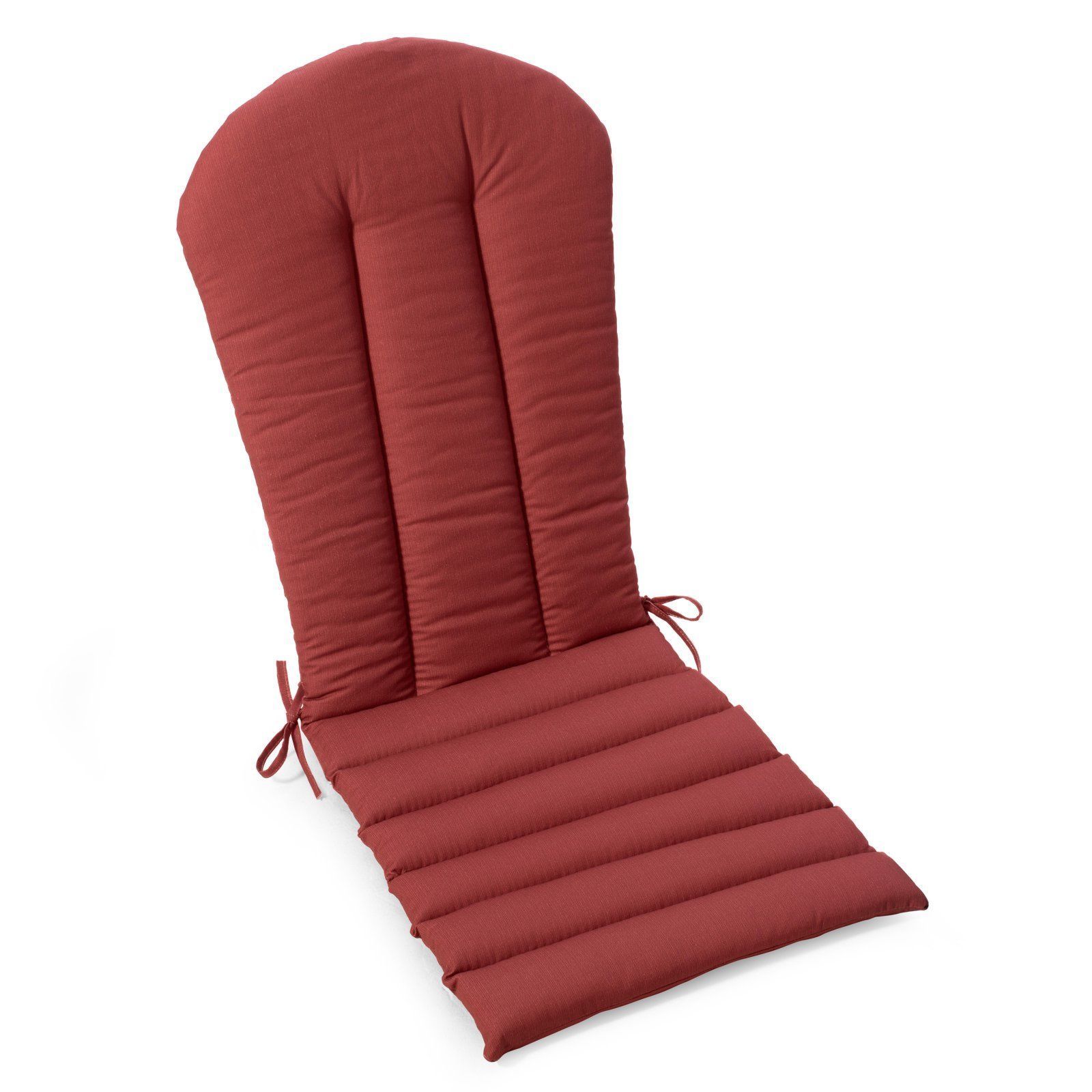 Red Outdoor Patio Adirondack Chair Cushion Replacement Pad ...