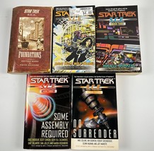 Star Trek S.C.E. Lot of 5 Paperback Books Science Fiction Foundations+4, 2004 - $28.70
