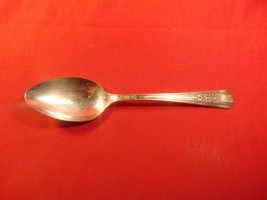6" S. P. Teaspoon, Fenway Silver Plate/Oneida, in the 1937 Fenway Pattern. - $8.99